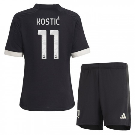 Dječji Nogometni Dres Juventus Kostic 11 Treći 2023-24 Dječji Nogometni Dres Juventus Kostic 11 Treći 2023-24